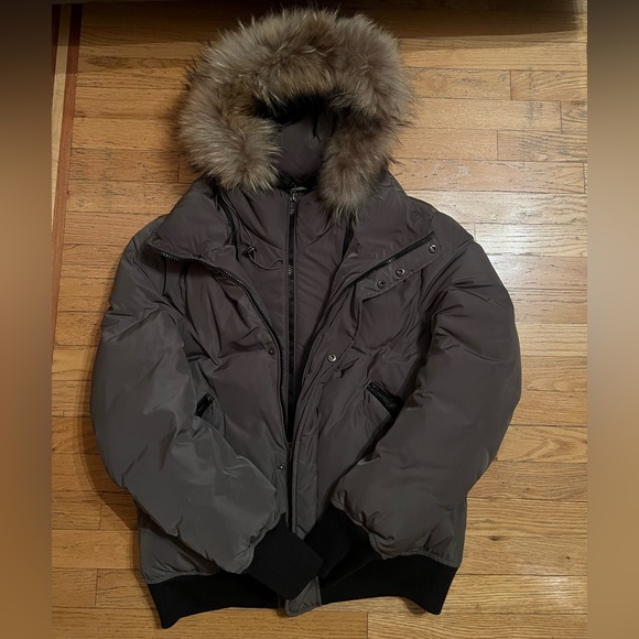 Mackage Dark Gray,brown(Taupe Color) Goose-Down Puffer Jacket. Very Warm!!! 🚨 - Picture 3 of 10